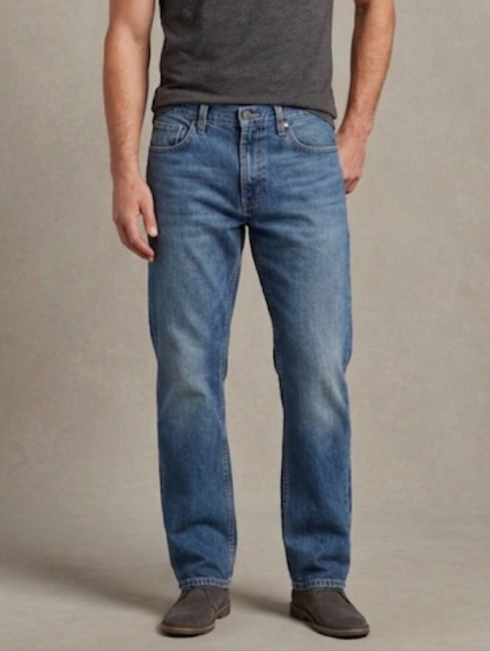 Harley-Davidson Motorcycles Straight Leg Blue Denim Jeans Men's Size 34x32